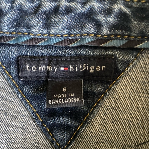 Tommy Hilfiger Classic Denim Dress Girls size 6 - Picture 9 of 10
